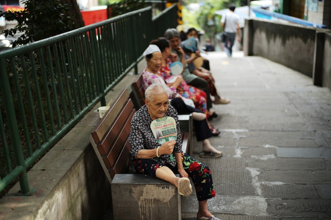 senior woman reading book